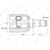 ШРУС LYNXauto, внутренний, арт. CI-3721