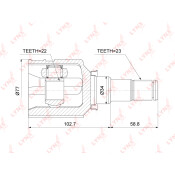 ШРУС LYNXauto, внутренний, арт. CI-3724