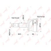 ШРУС LYNXauto, внешний, арт. CO-3729