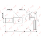 ШРУС LYNXauto, внешний, арт. CO-3845