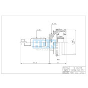 ШРУС HDK, арт. TO-009A48