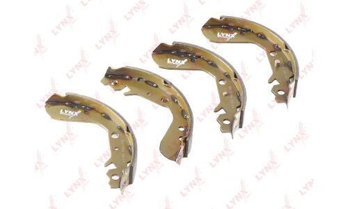 Колодки тормозные барабанные LYNXauto, комплект на ось (4 шт), арт. BS-3404