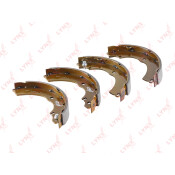 Колодки тормозные барабанные LYNXauto, комплект на ось (4 шт), арт. BS-5502