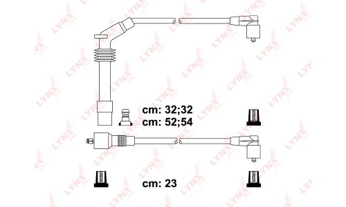 Комплект высоковольтных проводов (класс E) LYNXauto, арт. SPE5936
