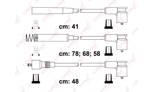 Комплект высоковольтных проводов (класс E) LYNXauto, арт. SPE5939
