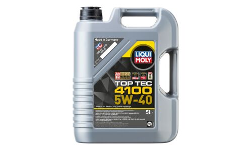 Масло моторное Liqui Moly Top Tec 4100 5w40, синтетическое, API SN, ACEA C3, универсальное, 5л, арт. 7501 (9511)