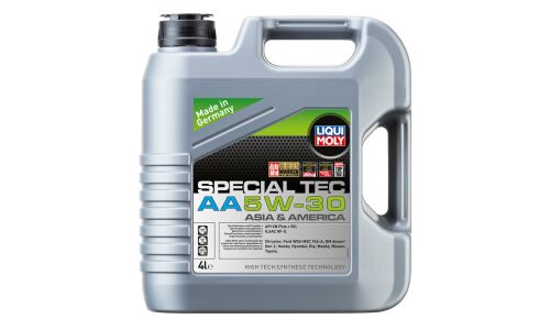 Масло моторное Liqui Moly Special Tec AA 5w30 синтетическое, API SP, ILSAC GF-6A, для бензинового двигателя, 4л, арт. 7516/7616