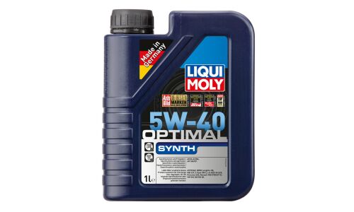 Масло моторное Liqui Moly Optimal Synth 5w40 синтетическое, API SN/CF, ACEA A3/B4, универсальное, 1л, арт. 3925