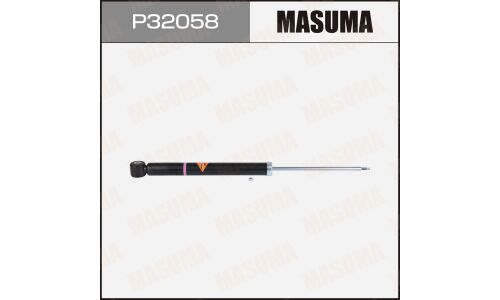 Амортизатор Masuma, газомасляный, двухтрубный, задний, правый/левый, 1 шт, арт. P32058 (аналог KYB 3430037)