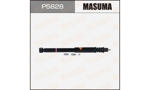 Амортизатор Masuma, газомасляный, двухтрубный, задний, правый/левый, 1 шт, арт. P5828 (KYB 343807)