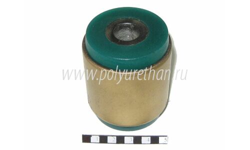 Сайлентблок верхней/нижней тяги моста запрессованный ПОЛИУРЕТАН