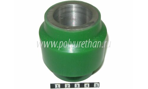 Сайлентблок реактивной штанги прицепа 36*66*68 (зеленый)