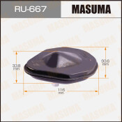 Отбойник подвески Masuma, арт. RU-667