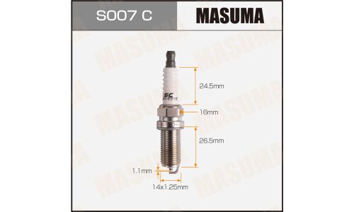 Свеча зажигания Masuma LFR5A-11 (6376) с никелевым электродом, арт. S007C