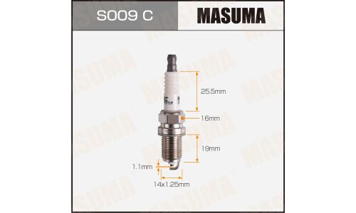 Свеча зажигания Masuma BKR5EY-11 (2355) с никелевым электродом, арт. S009C