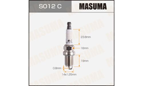Свеча зажигания Masuma BKR6E (6962) с никелевым электродом, арт. S012C
