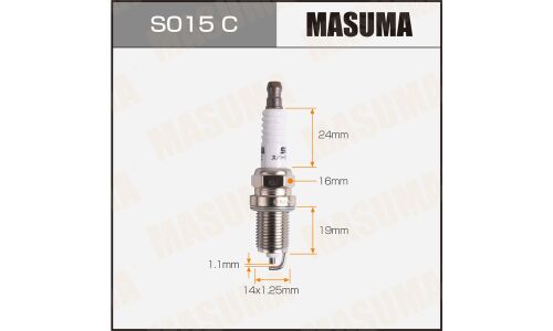 Свеча зажигания Masuma ZFR5J-11 (5584) с никелевым электродом, арт. S015C