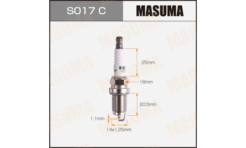 Свеча зажигания Masuma ZFR6K-11 (6711) с никелевым электродом, арт. S017C