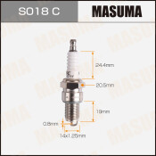 Свеча зажигания Masuma BPR6ES (7131, 7822) с никелевым электродом, арт. S018C