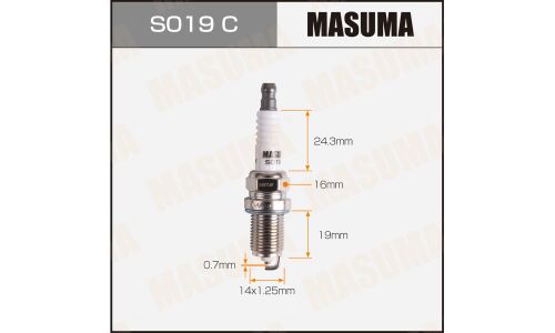 Свеча зажигания Masuma BKR5EYA (2087) с никелевым электродом, арт. S019C