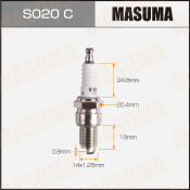 Свеча зажигания Masuma BP6ES (7811) с никелевым электродом, арт. S020C