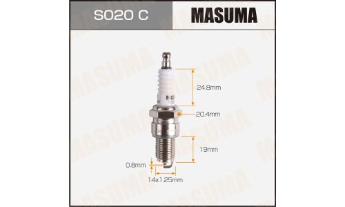 Свеча зажигания Masuma BP6ES (7811) с никелевым электродом, арт. S020C