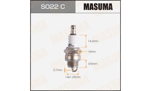 Свеча зажигания Masuma BPMR7A с никелевым электродом, арт. S022C