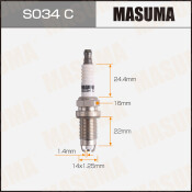 Свеча зажигания Masuma BKR5EKUC (7273) с никелевым электродом, арт. S034C