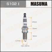 Свеча зажигания Masuma Iridium IKR7D с иридиевым электродом, арт. S102I