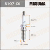 Свеча зажигания Masuma Double Iridium с иридиевым электродом, арт. S107DI