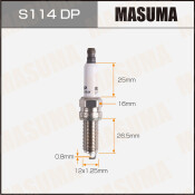 Свеча зажигания Masuma Double Platinum с платиновым электродом, арт. S114DP