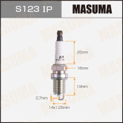 Свеча зажигания Masuma Iridium+Platinum с иридиевым/платиновым электродом, арт. S123IP