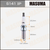 Свеча зажигания Masuma Iridium+Platinum с иридиевым/платиновым электродом, арт. S141IP