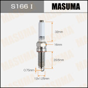 Свеча зажигания MASUMA IRIDIUM