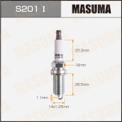 Свеча зажигания Masuma Iridium IKH20 с иридиевым электродом, арт. S201I