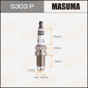 Свеча зажигания Masuma BKR6EKPB-11 (3452) с платиновым электродом, арт. S303P