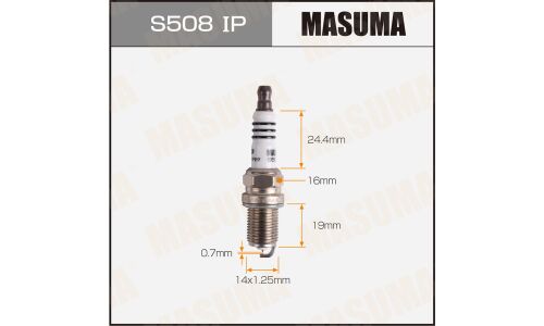 Свеча зажигания Masuma Iridium+Platinum PFR8S8EG (94460) с платиновым и иридиевым электродом, арт. S508IP