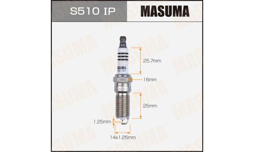 Свеча зажигания Masuma Iridium + Platinum ILTR5A-13G с иридиевым электродом, арт. S510IP