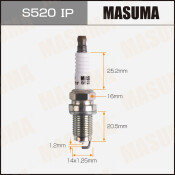 Свеча зажигания Masuma Iridium+Platinum IZFR6K13 с иридиевым электродом, арт. S520IP