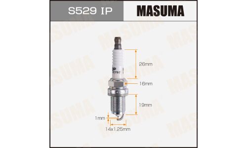 Свеча зажигания Masuma Iridium+Platinum IFR6T11 с иридиевым электродом, арт. S529IP