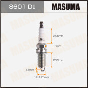 Свеча зажигания Masuma Double Iridium DILFR6D11 с иридиевым электродом, арт. S601DI