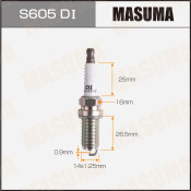 Свеча зажигания Masuma Double Iridium DILFR7K9G с иридиевым электродом, арт. S605DI