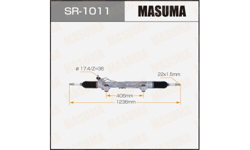 Рейка рулевая Masuma, для Toyota Land Cruiser (правый руль), арт. SR-1011