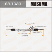 Рейка рулевая Masuma, для Toyota Land Cruiser Prado (левый руль), арт. SR-1033