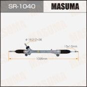 Рейка рулевая MASUMA, LEXUS ES200 / ASV61L LHD (левый руль)
