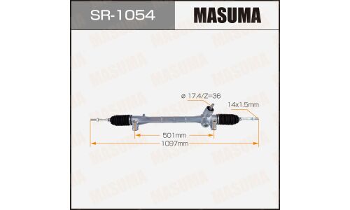 Рейка рулевая MASUMA для Toyota Prius ZVW30 правый руль (R17 колёса), арт.SR-1054