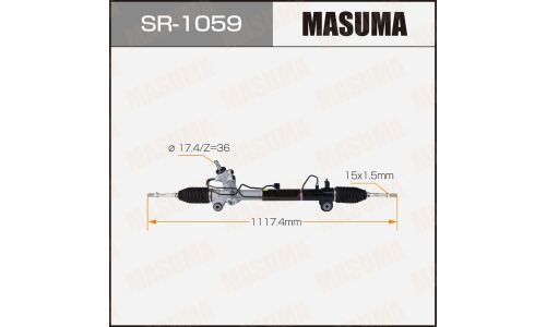 Рейка рулевая Masuma, для Lexus RX350 (левый руль), арт. SR-1059