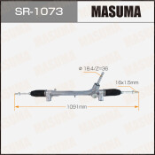 Рейка рулевая Masuma, для Toyota Corolla Sport (правый руль), арт. SR-1073