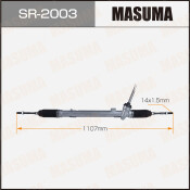 Рейка рулевая Masuma, для Nissan Qashqai / X-Trail (левый руль), арт. SR-2003