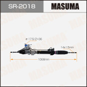 Рейка рулевая MASUMA, NISSAN TEANA / J32 LHD (левый руль)